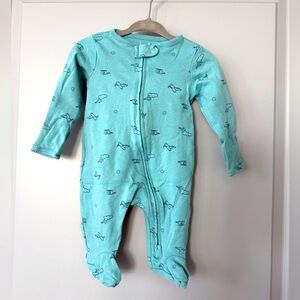 Carter’s Baby Footie - Aqua Blue